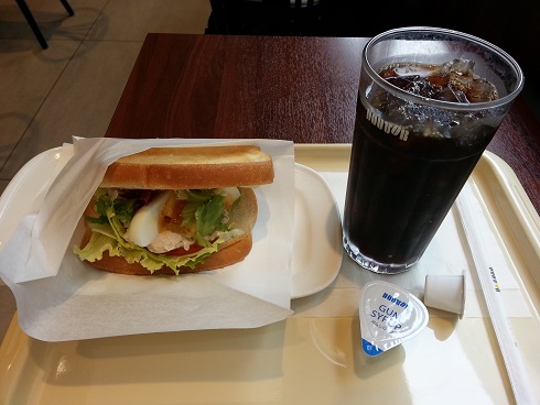 川西能勢口のドトールコーヒーでモーニングはいかが