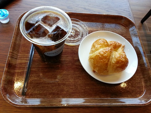 Greenberry's COFFEE 宝塚劇場前店 でモーニングしました。